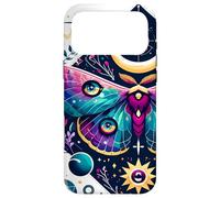 Phases De La Lune Luna Moth Dark Academia Aesthetic Witchy Coque pour iPhone 17 Pro Max