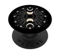 Phases de la Lune Minimaliste Lunes Blanches Sorcière Stuff PopSockets PopGrip Adhésif