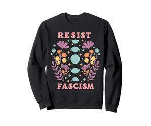 Phases de Lune Protestation antifascisme féminisme Fleurs Sweatshirt