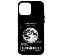 Phases lunaires Astronomie Diagramme Science Vintage Coque pour iPhone 12 Pro Max