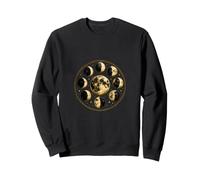 Phases lunaires Cycle Lunaire Astronomie céleste Vintage Sweatshirt