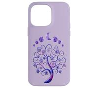 Phases Moon & Tree of Life Phases De La Lune Arbre De Vie Coque pour iPhone 14 Pro Max