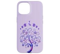 Phases Moon & Tree of Life Phases De La Lune Arbre De Vie Coque pour iPhone 15