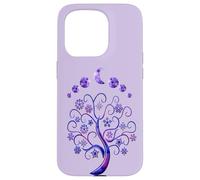 Phases Moon & Tree of Life Phases De La Lune Arbre De Vie Coque pour iPhone 15 Pro