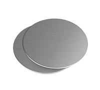 PHasz 2 Pièces Plaque Circulaire en Acier Inoxydable, Épaisseur 1.5Mm, Diamètre 100/150Mm, Feuille Ronde Adaptée Au Soudage, Au Pliage Et À La Découpe,Diameter 100mm