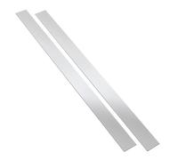 PHasz Barre Plate en Acier Inoxydable 304 Longueur 500 Mm Épaisseur 3Mm, Largeur 3-10Mm Barre Plate Solide pour La Fabrication Artisanale, 2 Pièces,3×10×500mm