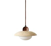 PHASZ Luminaire De Plafond en Pierre De Grotte Jaune Suspension Wabi-sabi Lustre À Vent Crème De Personnalité Suspension De Simplicité Moderne Lanterne Rétro chez L'habitant Lampe De Chevet