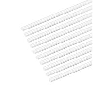 PHasz Tige Ronde en ABS Barre Solide en Plastique Blanc Longueur 250Mm, Diamètre 1-3Mm Adaptée Au Modèle De Table De Sable DIY, 10 Pièces,Diameter 3mm