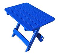 Phat Tommy recyclé Poly Résine pliante Table d'appoint - durable et respectueuse de l'environnement. Cette terrasse meubles est Idéal pour vos Adirondack Chaise, Pelouse, jardin, piscine, du pont. bleu