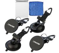 PHATRIP 4 Pièces Crochets Puissante Ancre à Ventouse à Ventouse avec Crochets de Fixation 10 kg Ventouses Multifonctions pour Camping-Car, auvent de Voiture, Atelier Domestique, tendeur Automatique