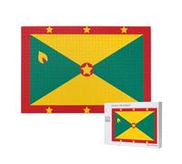 Phayah 1000 Pièces Puzzle Adulte Enfants Puzzle en Bois Jouet Bricolage Kit Décoration De La Maison 75x50cm Drapeau De Grenade Motif