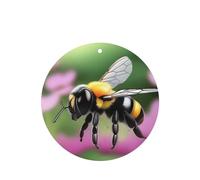 Phayah A Little Bee Lot de 6 désodorisants pour voiture Parfum lavande Forme ronde à suspendre Carte parfumée à suspendre pour tiroir de placard