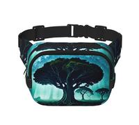 Phayah An Old Tree Sac banane pour homme et femme avec sangle réglable pour l'extérieur, l'entraînement, les voyages, la course à pied, la randonnée, le cyclisme