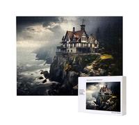 Phayah Ancient City by The Sea Pattern Puzzle Unique Puzzle Art Mural Image pour Décoration de la Maison 500 Pcs