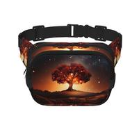 Phayah Ancient Tree In The Night Sky Sac banane pour homme, femme, entraînement, voyage, course à pied, randonnée, cyclisme