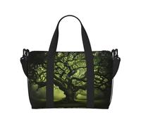 Phayah Ancient Trees Sac de voyage à bandoulière Idéal pour l'école ou la nuit