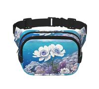 Phayah Anemone In The Holy Sac banane avec sangle réglable pour l'extérieur, l'entraînement, les voyages, la course à pied, la randonnée, le cyclisme