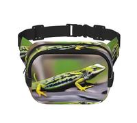 Phayah Animal Lizard Wild Sac banane avec sangle réglable pour l'extérieur, l'entraînement, les voyages, la course à pied, la randonnée, le cyclisme