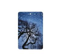 Phayah Arbre Top Spinning Pattern Lavande Parfum Voiture Aroma Rectangle Suspendu Tablette Parfumé Intérieur de Voiture Désodorisant 6P