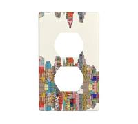 Phayah Austin Texas Plaque murale décorative pour zones résidentielles et commerciales 11,4 x 7,9 cm