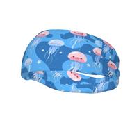 Phayah Bandeau de sport à motif colonie de méduses pour homme et femme pour la course, le cyclisme, le yoga, la gym, l'entraînement