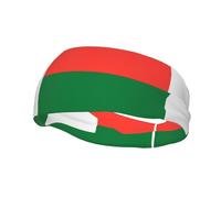 Phayah Bandeau de sport avec motif drapeau de Madagascar pour homme et femme, pour la course à pied, le cyclisme, le yoga, le fitness, l'entraînement