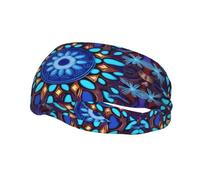 Phayah Bandeau d'hiver à motif flocon de neige fluo pour homme et femme, bandeau de sport pour la course, le cyclisme, le yoga, la gym, l'entraînement