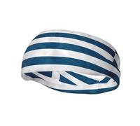 Phayah Bandeaux absorbants à motif drapeau grec pour le basket-ball, le football, le cyclisme, la course à pied, le yoga