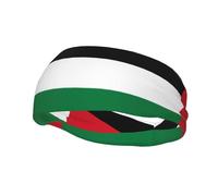 Phayah Bandeaux absorbants avec motif drapeau de l'État de Palestine pour le basket-ball, le football, le cyclisme, la course à pied, le yoga