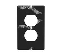 Phayah Bats in The Sky Cache-prises décoratif pour prise de courant Duplex pour interrupteur simple et double