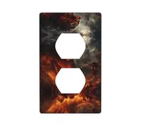Phayah Battle Monster Pattern Couvercles de prise de courant décoratifs pour prise de courant Duplex Plaque d'interrupteur simple double prise
