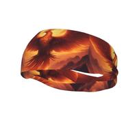 Phayah Beau bandeau à motif phénix pour homme et femme - Bandeau de sport pour la course à pied, le cyclisme, le yoga, la gym, l'entraînement