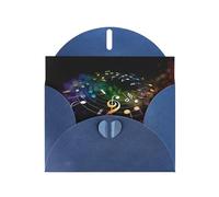 PHAYAH Belles cartes de vœux vierges colorées avec enveloppes 10,2 x 15,2 cm - Cartes de remerciement pour Noël, vacances, anniversaire, remise de diplôme, anniversaire de mariage - Bleu