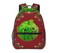 PHAYAH Big Eye Sac à dos décontracté pour ordinateur portable Motif pastèque pour homme et femme pour garçons et filles Sac à dos léger