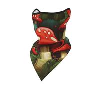 PHAYAH Cache-cou avec imprimé champignon - Bandana - Cagoule multifonction