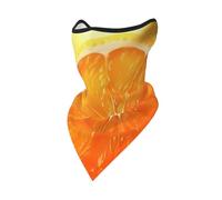 PHAYAH Cache-cou avec imprimé orange - Cache-cou - Bandana - Cagoule multifonction