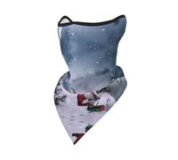 PHAYAH Cache-cou avec imprimé Père Noël pour Noël, écharpe rafraîchissante, cagoule bandana pour homme et femme