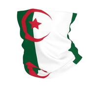 PHAYAH Cache-cou avec motif drapeau de l'Algérie - Bandana - Protection solaire - Cache-cou - Cagoule - Tube - Écharpe pour le visage
