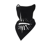 PHAYAH Cache-cou avec motif yeux blancs - Bandana - Cagoule multifonction