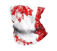 PHAYAH Cache-cou rétro avec motif drapeau du Canada - Bandana - Protection solaire - Cache-cou - Cagoule tubulaire - Écharpe pour le visage