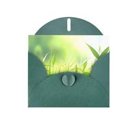 PHAYAH Cao Bang, Lot de 10 cartes de vacances motif Vietnam avec enveloppes vert foncé, idéales pour les anniversaires de mariage et les invitations à une fête