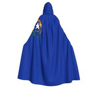 PHAYAH Cape à capuche avec drapeau de l'État du Nevada pour adulte - Cape à capuche neutre pour bal masqué, cosplay, Halloween, sorcière, fête de Noël