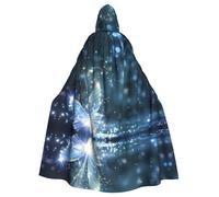 PHAYAH Cape à capuche neutre pour adulte Motif papillon étoilé