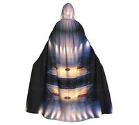 PHAYAH Cape à capuche pour adulte avec motif d'arène de basket-ball, cape pour femme et homme, déguisement d'Halloween pour fête, cosplay