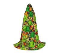 PHAYAH Cape à capuche pour adulte motif grenouille pour bal masqué, cosplay, Halloween, sorcière, Noël, taille M