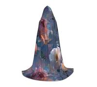 PHAYAH Cape à capuche sorcière Halloween costume sorcellerie cape | Fragmentation of Dreams Cape à motif pour cosplay, bal masqué, femme, homme, robe de danse, comic convention