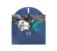 PHAYAH Cartes de vœux vierges avec enveloppes - 10,2 x 15,2 cm - Pour Noël, vacances, anniversaire, remise de diplôme - Bleu