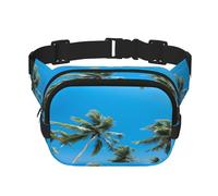 Phayah Coconut Grove By The Sea Sac banane pour homme et femme pour voyage, randonnée, course à pied, sports de plein air