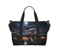 Phayah Cool Future City Sac de voyage Sac à main Sac à main Bagage Bagage Sac de nuit Pliable Unisexe Avion Voyage Articles personnels Sac