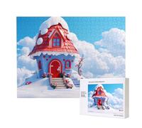 Phayah Cottage in The Snow Puzzles pour adultes 500 pièces Jouets de développement de l'intelligence des enfants 20,4 x 38,1 cm